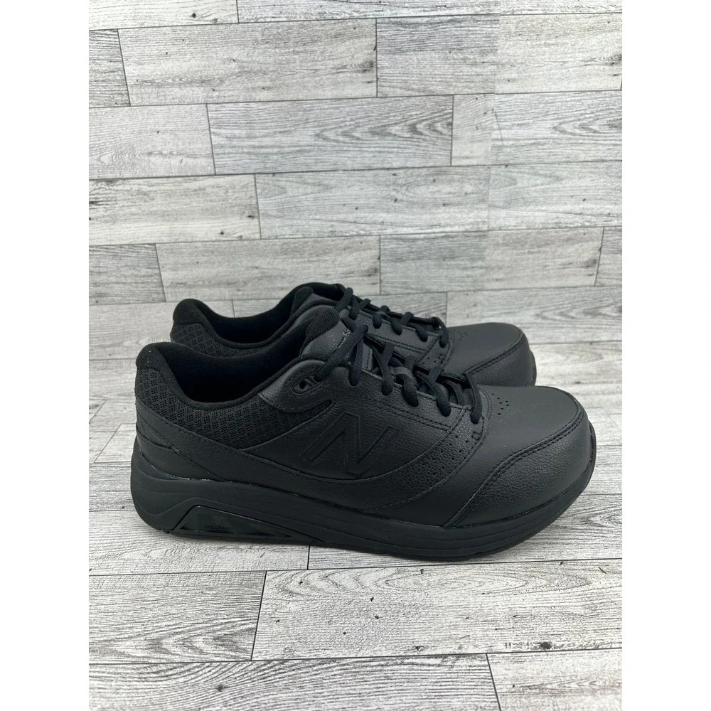 New Balance 928v3 Women Sz 10D Wide Black Leather Walking Shoes WW928BK3 Rollbar